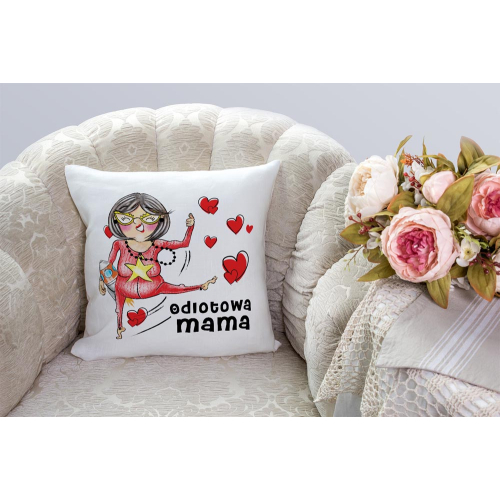 PODUSZKA PREZENT ŚWIĘTO DLA MAMY TEŚCIOWEJ ODLOTOWA MAMA ZABAWNE