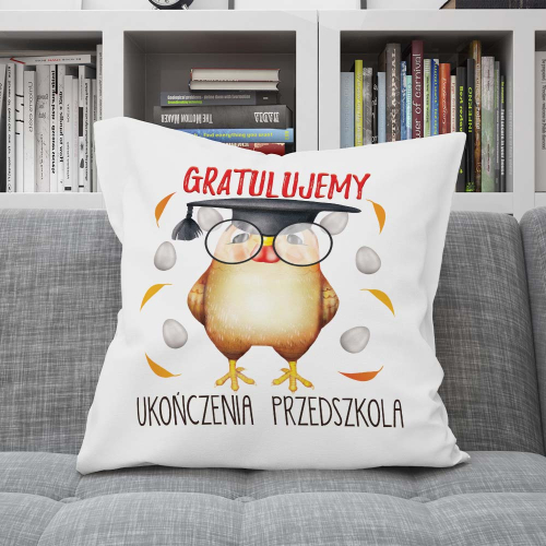 Poduszka Prezent Zakończenie Przedszkola Kurka