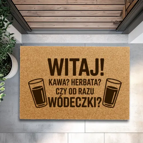 Śmieszna Wycieraczka 60x40 Super Prezent Na Parapetówkę  Do Mieszkania