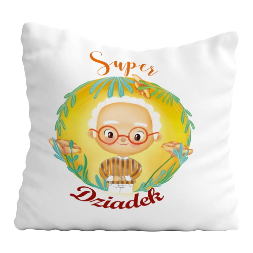 Poduszka Prezent Dzień Dziadka SUPER