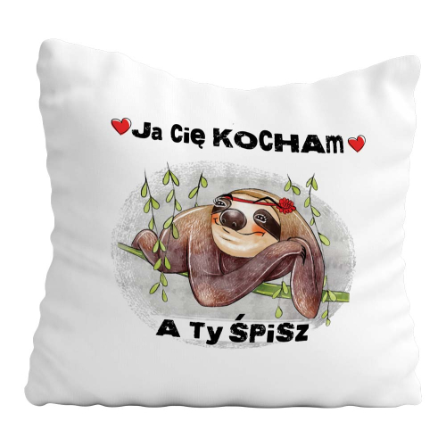 Poduszka Prezent Walentynki Leniwiec ONA