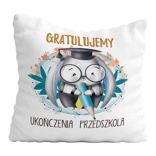 Poduszka Zakończenie Przedszkola KRÓLICZEK ON