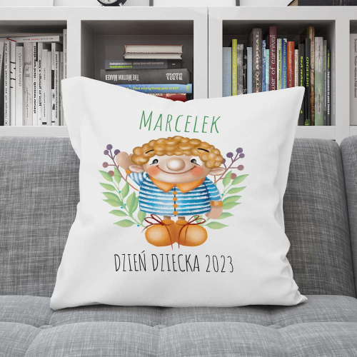 Poduszka Prezent DZIEŃ DZIECKA Skrzacik On IMIĘ