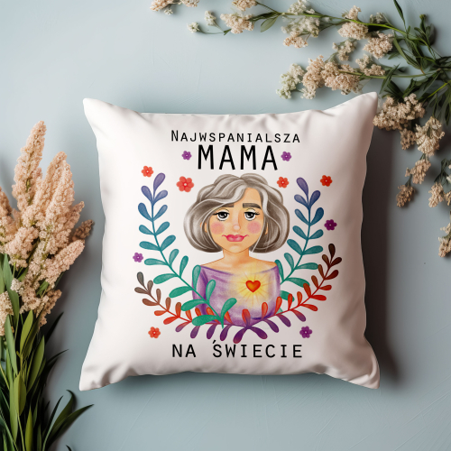 PODUSZKA PREZENT ŚWIĘTO DLA MAMY TEŚCIOWEJ NAJWSPANIALSZA MAMA
