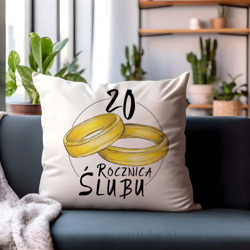 Poduszka Prezent Małżeństwo ROCZNICA ŚLUBU
