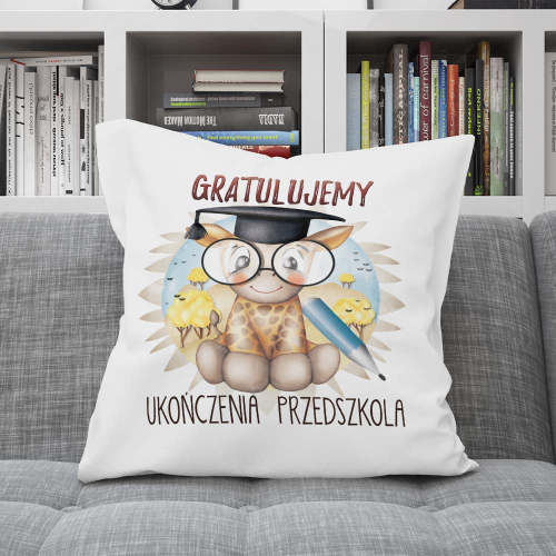 Poduszka Zakończenie Roku Przedszkola Żyrafa