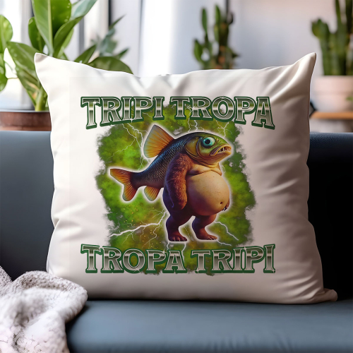 Poduszka Tripi Tropa Tropa Tripi Italian Brainrot Viral Tiktok Prezent