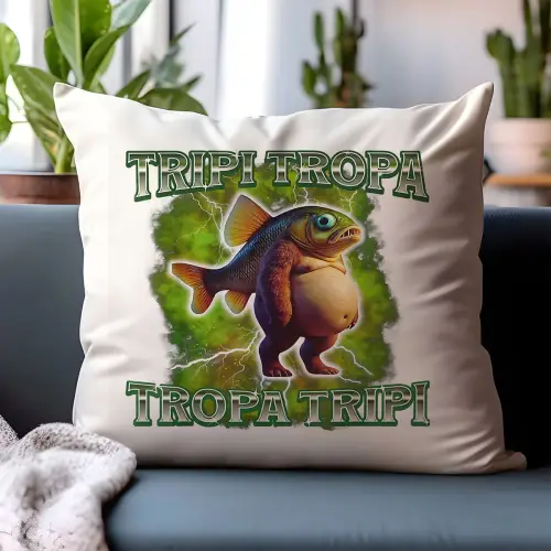 Poduszka Tripi Tropa Tropa Tripi Italian Brainrot Viral Tiktok Prezent