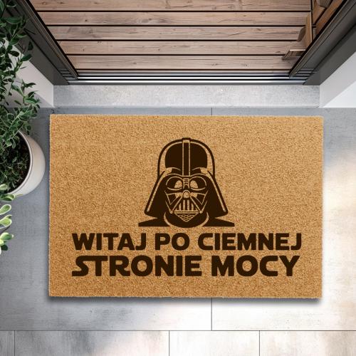 Śmieszna Wycieraczka Bambusowa Prezent Na Parapetówkę  Mieszkania STAR WARS
