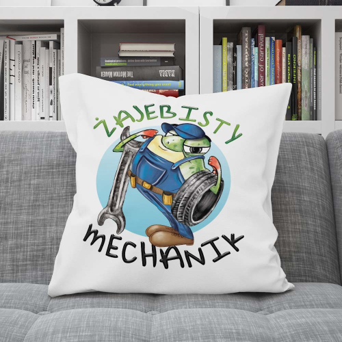 Poduszka Prezent Praca Zawody Żajebisty MECHANIK