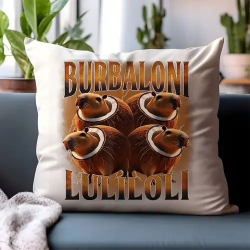 Poduszka Burbaloni Luliloli Italian Brainrot Viral Tiktok  Prezent