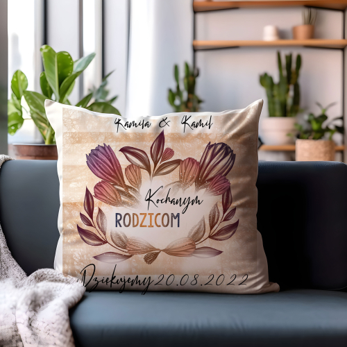 Poduszka Prezent Ślub Wesele Kochani Rodzice