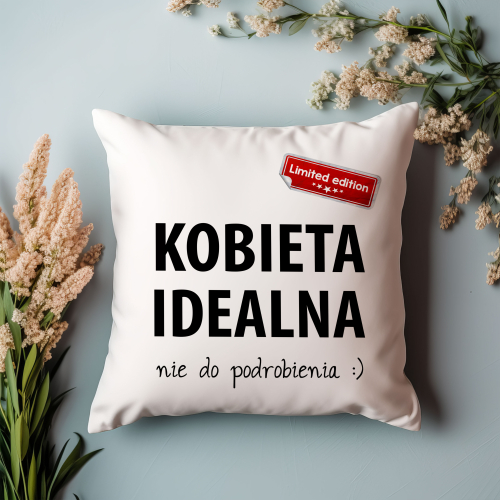 Poduszka Prezent Walentynki KOBIETA IDEALNA