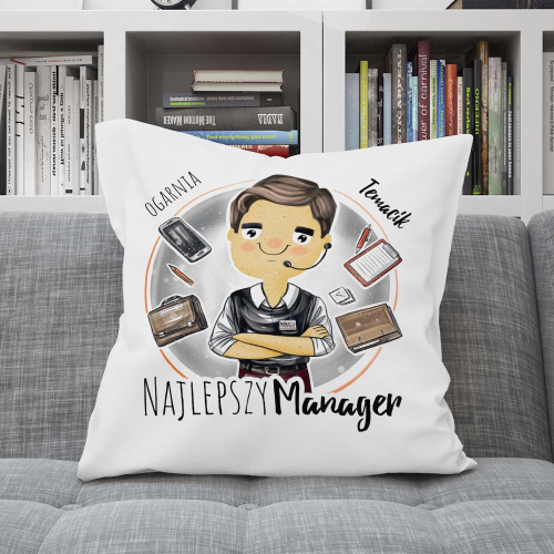 Poduszka Prezent Praca Najlepszy MANAGER