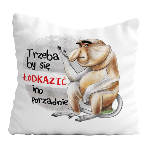 Poduszka Prezent Nosacz ŁODKAZIĆ