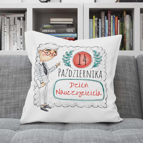 Poduszka Prezent DZIEŃ NAUCZYCIELA nauczyciel