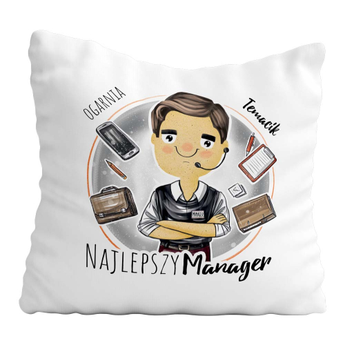 Poduszka Prezent Praca Najlepszy MANAGER