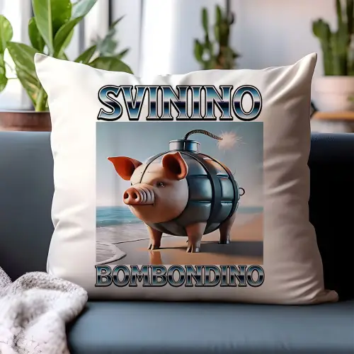 Poduszka Svinino Bombondino Italian Brainrot Viral Tiktok Prezent