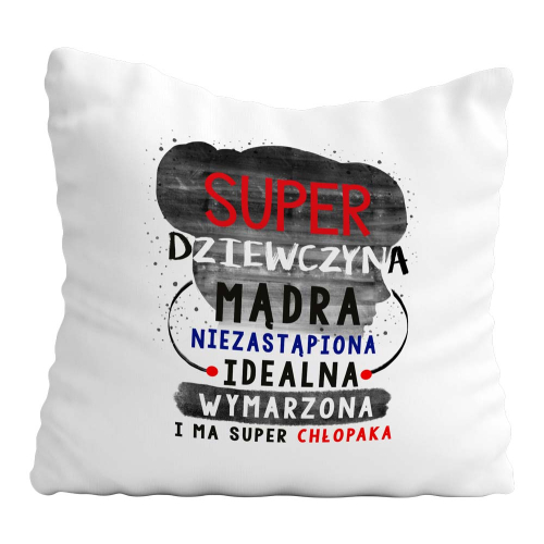 Poduszka Prezent Dzień Kobiet MA CHŁOPAKA