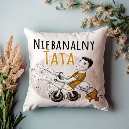 PODUSZKA PREZENT NIESPODZIANKA NA DZIEŃ TATY OJCA IMIENINY URODZINY ŚWIĘTA