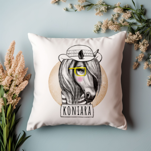 PODUSZKA PREZENT HOBBY KONIE KONIARA ZWIERZĘTA