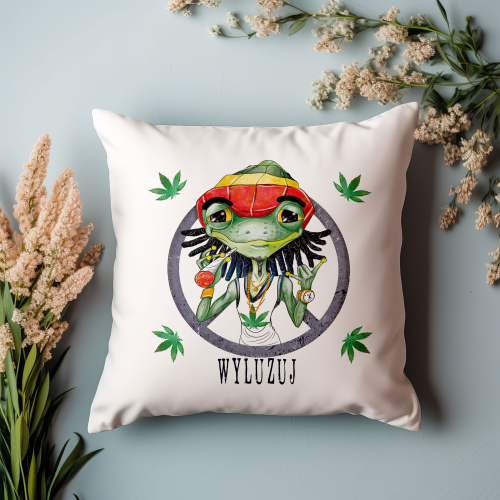Poduszka Prezent Rasta Marihuana Trawka CBD