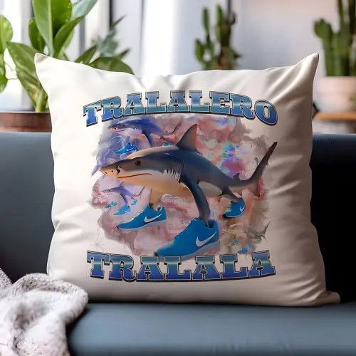 Poduszka Tralalero Tralala Italian Brainrot Viral Tiktok Prezent