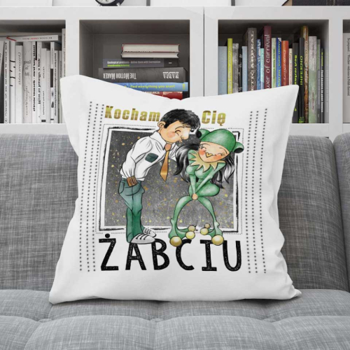 Poduszka Prezent Walentynki KOCHAM CIĘ