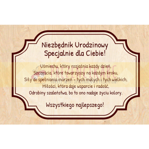 Niezbędnik Skrzynka Pudełko Urodzinowe PREZENT Urodziny BOX 18 30 40 50 80