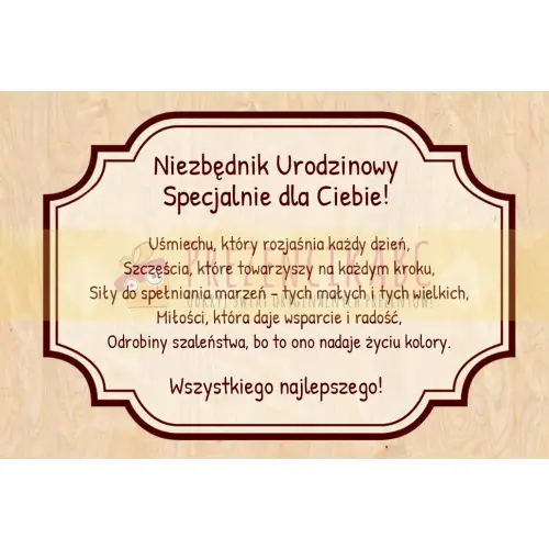 Niezbędnik Skrzynka Pudełko Urodzinowe PREZENT Urodziny BOX 18 30 40 50 80