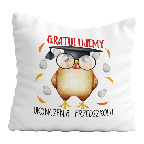 Poduszka Prezent Zakończenie Przedszkola Kurka