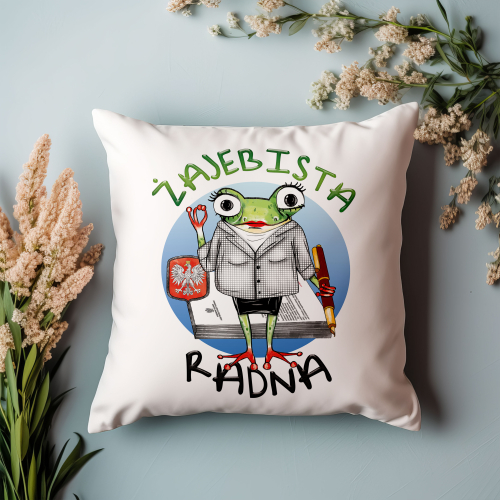 Poduszka Prezent Praca Zawód Żajebista RADNA