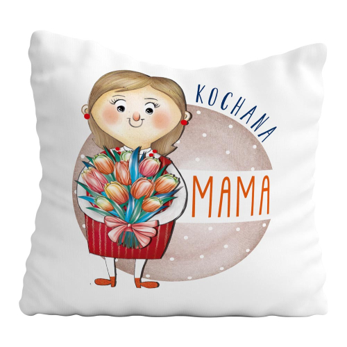 UPOMINEK PODUSZKA PREZENT ŚWIĘTO DLA MAMY TEŚCIOWEJ KOCHANA MAMA