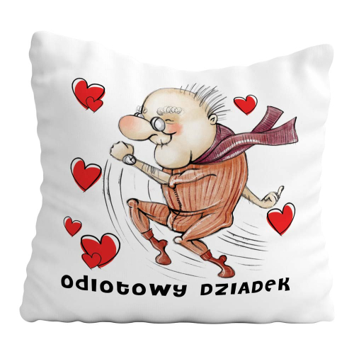 Poduszka Prezent Dzień Dziadka ODLOTOWY