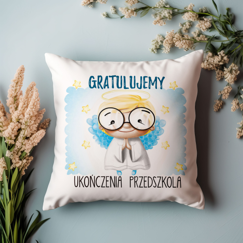 Poduszka Zakończenie Przedszkola ANIOŁEK ON