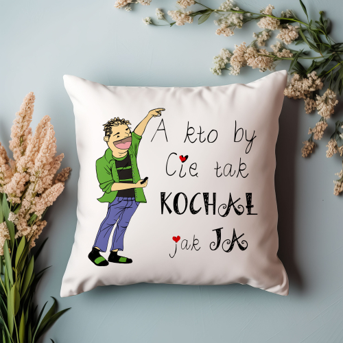 Poduszka Prezent Walentynki KTO KOCHA