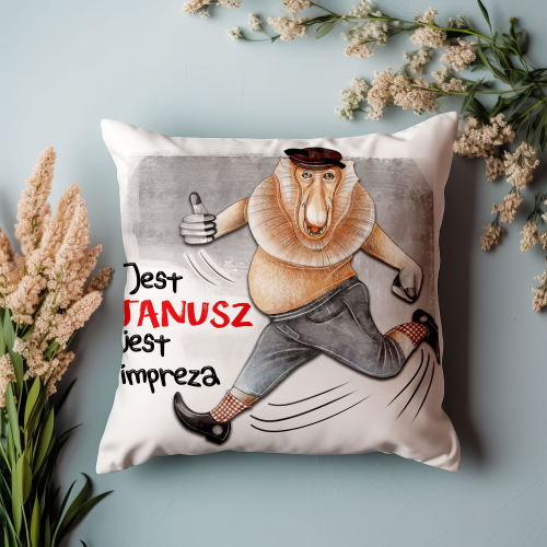 Poduszka Prezent Nosacz JANUSZ IMPREZA