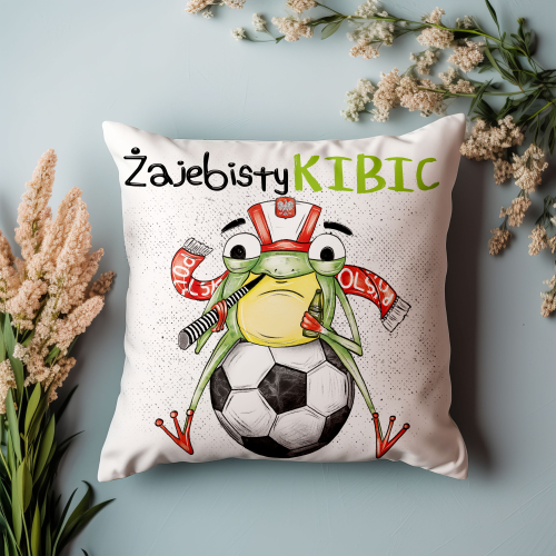 Poduszka Prezent Sport Żajebisty KIBIC