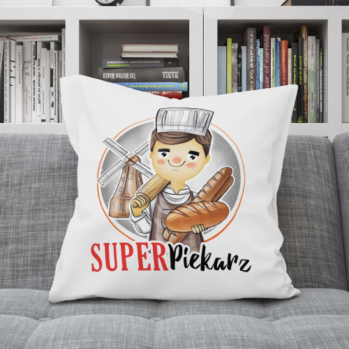 Poduszka Prezent Praca Zawody Super PIEKARZ