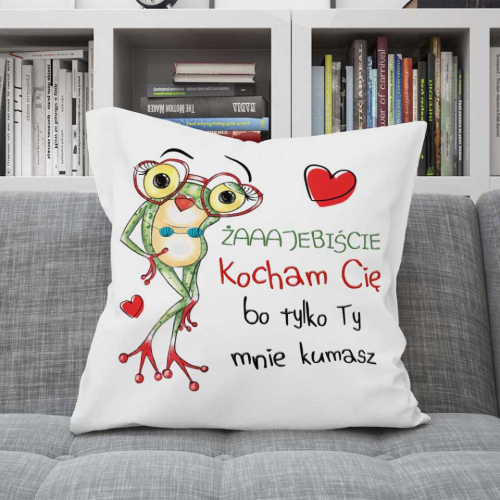 Poduszka Prezent Walentynki KOCHAM CIĘ
