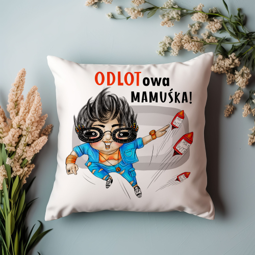 PREZENT PODUSZKA DZIEŃ MAMY TEŚCIOWEJ ODLOTOWA MAMUŚKA ŚMIESZNE