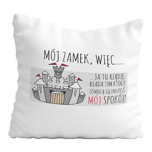 Poduszka Motywacja Sport MÓJ ZAMEK