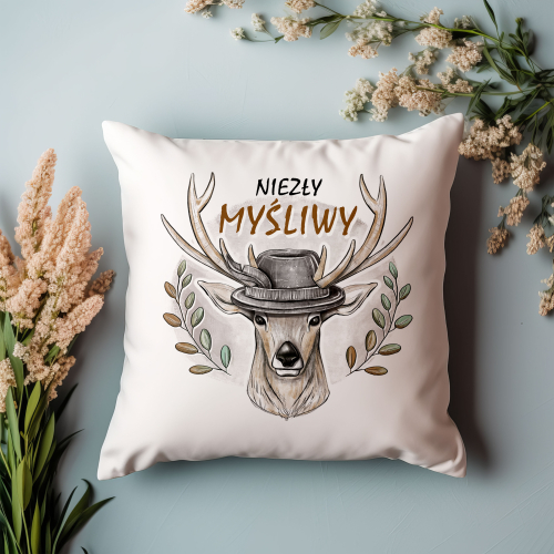 Poduszka Prezent Myśliwy Hubertus Polowanie