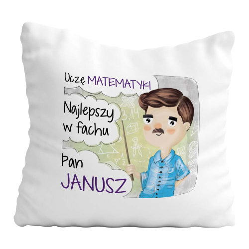 Poduszka Prezent DZIEŃ NAUCZYCIELA Imię