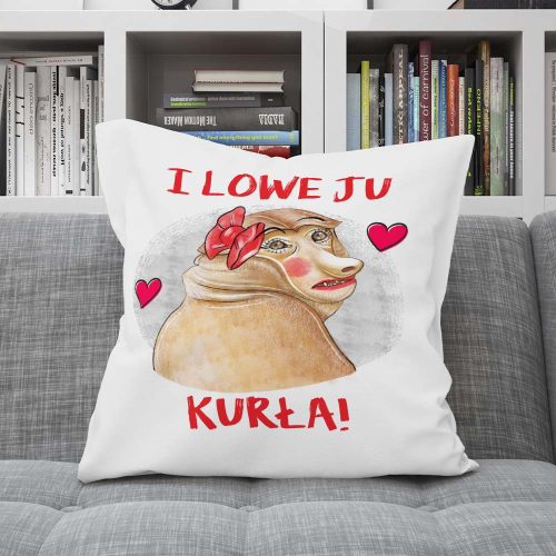 Poduszka Prezent WALENTYNKI Nosacz I lowe ju