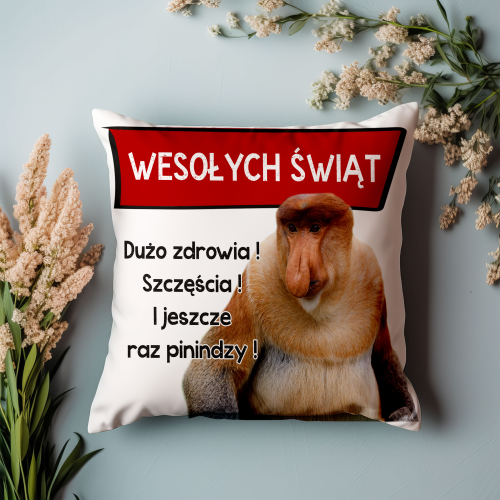 Poduszka Prezent Mikołajki Boże Narodzenie Święta