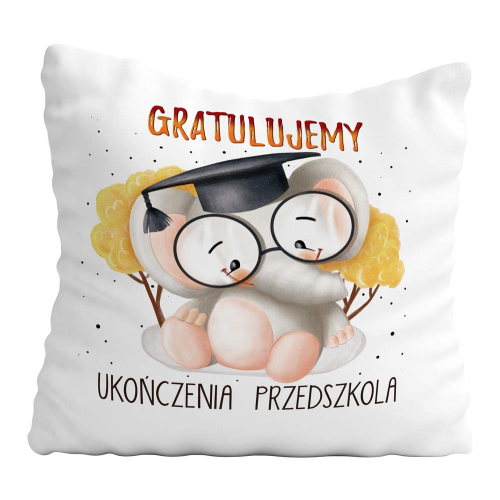Poduszka Zakończenie Roku Przedszkola SŁOŃ SŁONIK