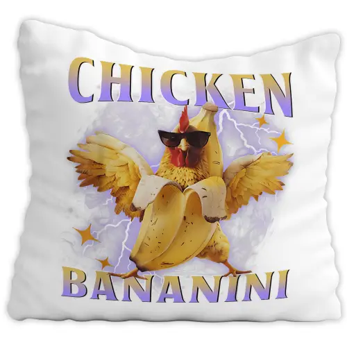 Poduszka Chicken Bananini Italian Brainrot Viral Tiktok  Prezent