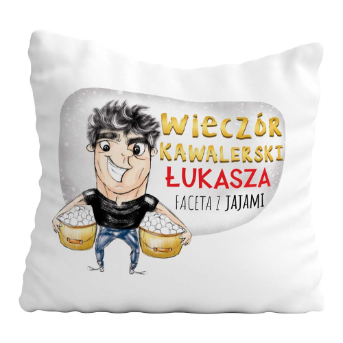 Poduszka Wieczór Kawalerski Pana Młodego Ślub