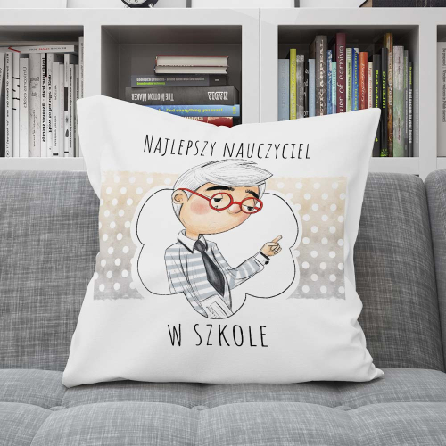 Poduszka Prezent DZIEŃ NAUCZYCIELA nauczyciel